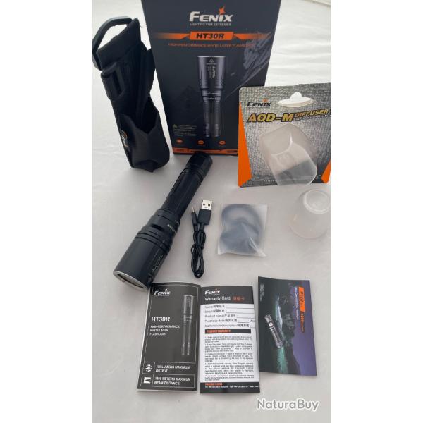 Lampe Tactique Laser LEP Fenix HT30R + Diffuseur Fenix AOD