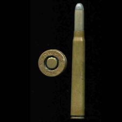 8 x 74 Behr Rimless - TRES RARE calibre de chasse allemand - marquage : DWM K 514 A K - PORT COMPRIS