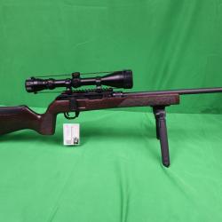 Pack Carabine &agrave; r&eacute;armement lin&eacute;aire Hammerli Force B1 Bois Cal .22LR