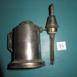 Lampe pour r&eacute;ajustage armes noire de fum&eacute;e (N&deg;79)