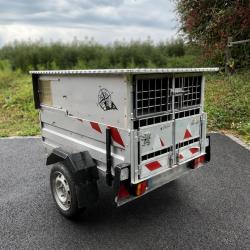Remorque pour transport chien