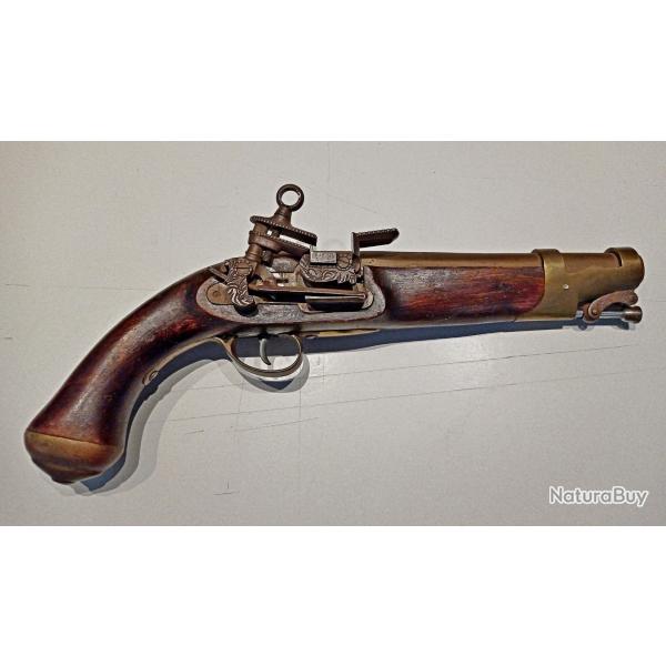 R�plique pistolet � silex d'inspiration historique de type Espagnol