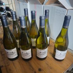 8 bouteilles de vin blanc Pouilly fum&eacute; 2024