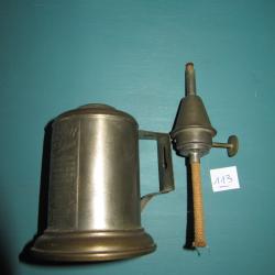 Lampe pour r&eacute;ajustage armes noire de fum&eacute;e (N&deg;113)