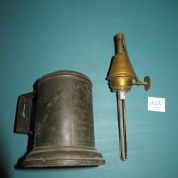 Lampe pour r&eacute;ajustage armes noire de fum&eacute;e (N&deg;108) sans m&egrave;che