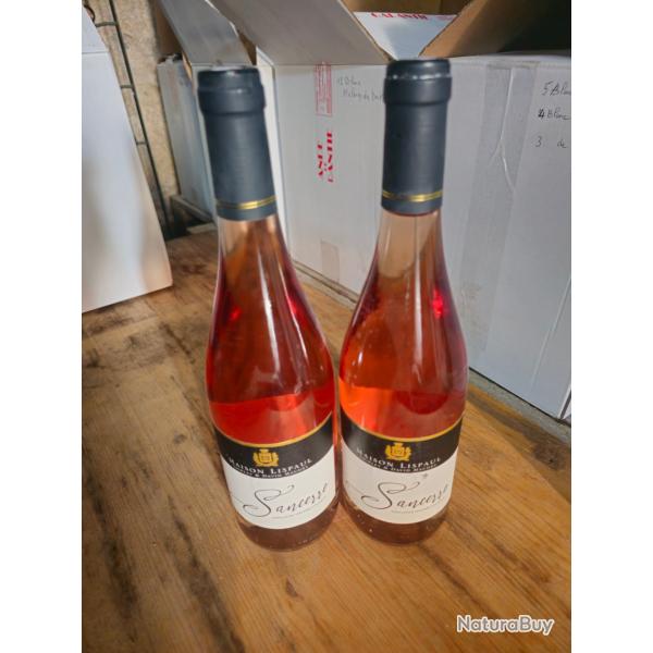 2 bouteilles de vin ros� Sancerre 2023