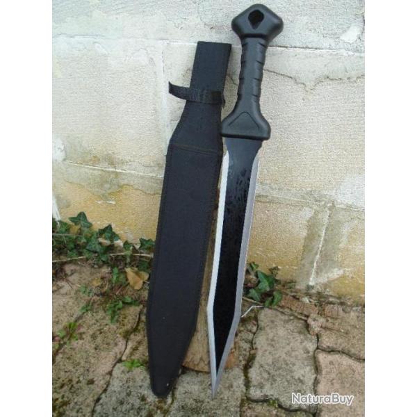 Ep�e Glaive L�gionnaire Romain Sword Gladiator Lame Acier 3Cr13 Manche Nylon Etui Nylon Tactical 000