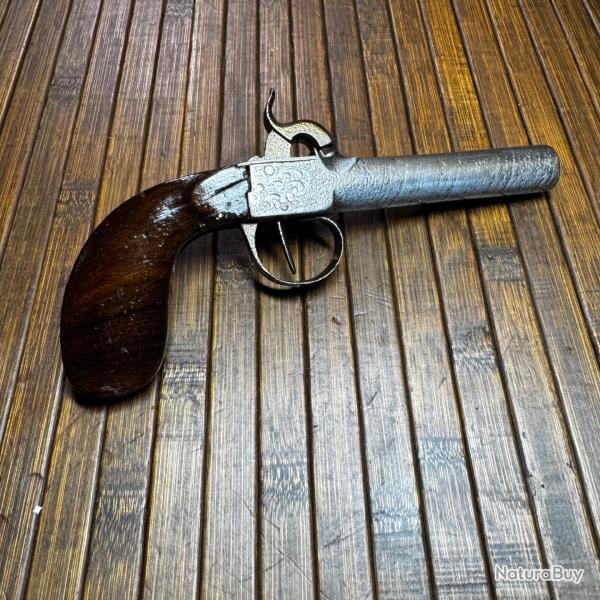 PISTOLET A COFFRE ELG CANON DAMAS ARME BIEN FONCTIONNEL