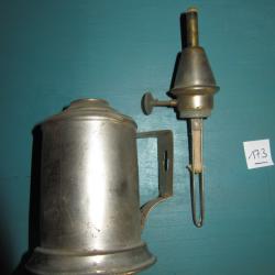 Lampe pour r&eacute;ajustage armes noire de fum&eacute;e (N&deg;173)