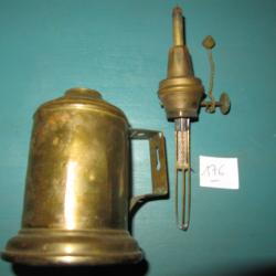 Lampe pour r&eacute;ajustage armes noire de fum&eacute;e (N&deg;176)