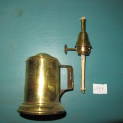 Lampe pour r&eacute;ajustage armes noire de fum&eacute;e (N&deg;177)