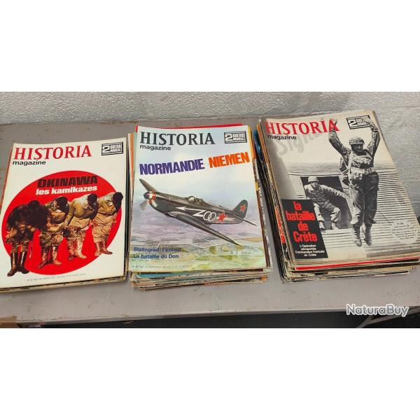 Lot de 94 revues Historia 2�guerre mondial