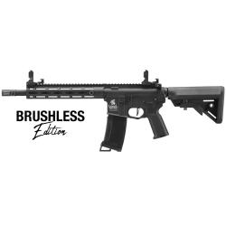 REPLIQUE AEG HELLION BLACK GEN3+ BRUSHLESS EDITION ETU NEBULA GARDE MAIN 10"