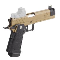 ARCTURUS TEMPEST 4.3'' HI-CAPA GBB DG� DUTY GRADE BLK/TAN OPTIC READY