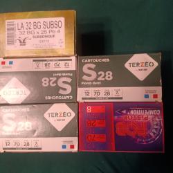 Lot 125  cartouches