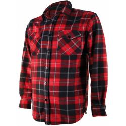 Chemise polaire &agrave; carreaux M