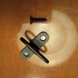 US Militaria WW2 Battant de Crosse + Vis Crosse Thompson M1928 ou M1A1