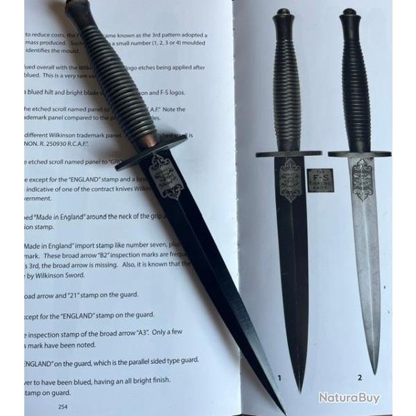 Dague COMMANDO ANGLAIS Type 3 avec Logo