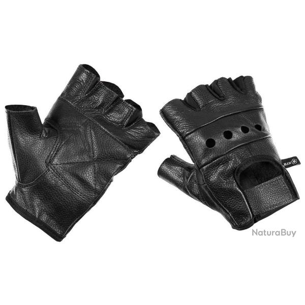 Nouveau gant � demi-doigts en cuir New Legion