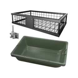 Porte gibier pour attelage noir avec attache standard + bac &agrave; gibier