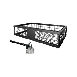 Porte gibier pour attelage noir avec attache rapide et rabattable