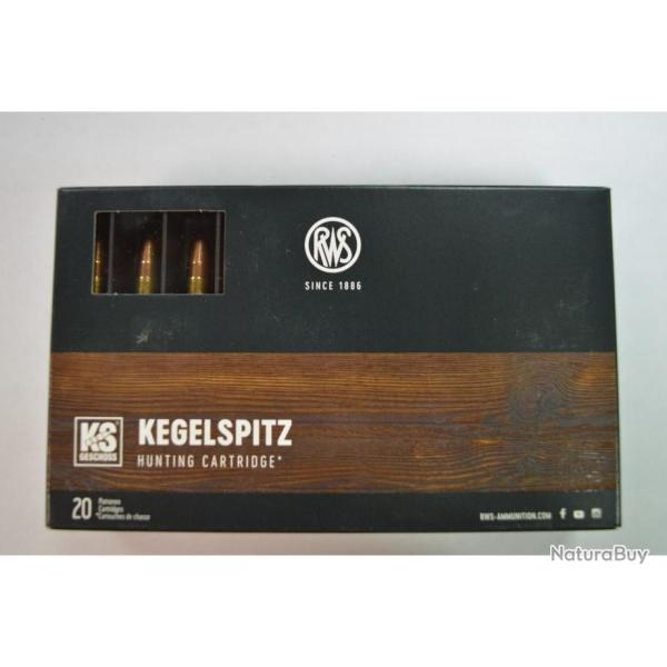 1 BOITE DE 20 MUNITIONS CALIBRE 270 WIN RWS EN KS 150GR/9.7G NEUVE