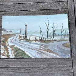 Aquarelle de JACQUES CIRY BREUNE Dat&eacute;e du 12/02/1953