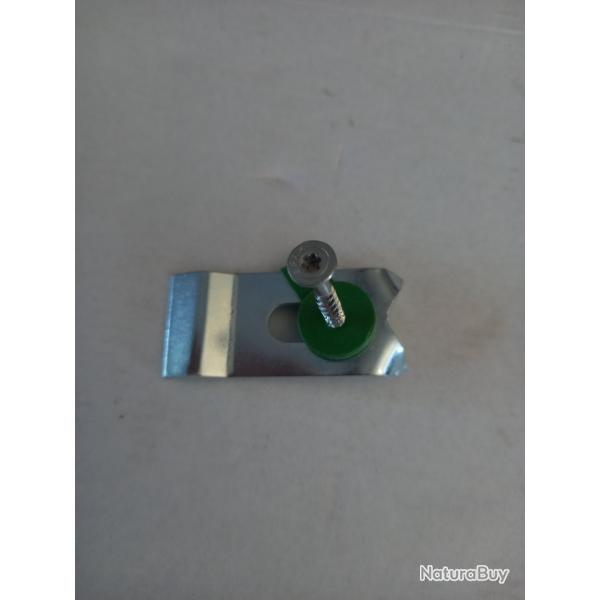 1 lot de 5 Pinces neuves pour fixation de troph�e de chevreuil