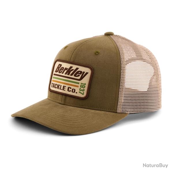 Casquette Berkley Striper Trucker Olive Khaki