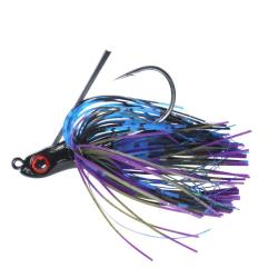 Swim Jig Hayabusa Shining Swimmer 14g #001 - Black & Blue Bug 1/2oz - 14g