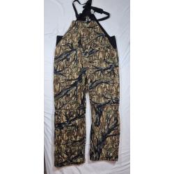 Pantalon salopette de chasse avec doublure int&eacute;rieur, camouflage for&ecirc;t style realtree - Taille XL