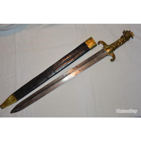 GLAIVE GARDE CONSTITUTIONNELLE DU ROI & GARDE NATIONALE-REVOLUTION-GLAIVE A TETE DE COQ-MONARCHIE