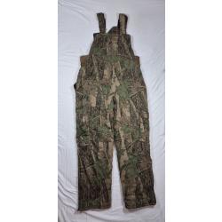 Pantalon salopette de chasse avec doublure int&eacute;rieur, camouflage for&ecirc;t realtree - Taille L court