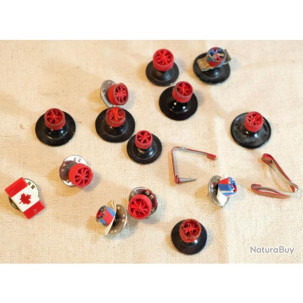 15 rosettes l�gion honneur + divers ayant appartenu � DUMIS r�seau FFI Scamaroni ref SDC25RAP001