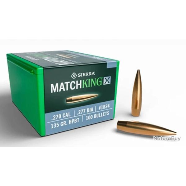 Ogives Sierra MatchKing X 7mm (.284) 197 - 100 unit�s