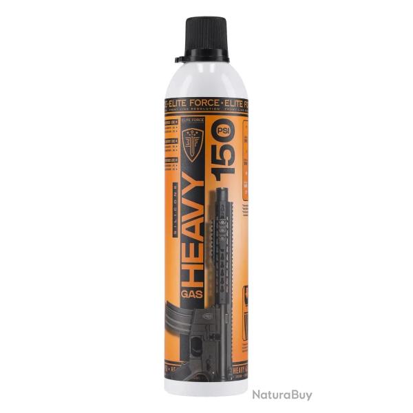 Bombe de Gaz 560 ml Elite Force Heavy Gas Maintenance 150 PSI avec Huile Silicone