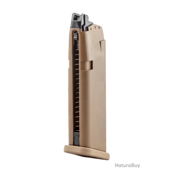Chargeur 22 Coups Glock 19X BBS 6mm Gaz 1J - Coyote