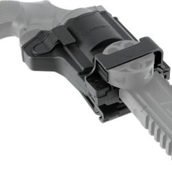Holster Paddle en Polym&egrave;re avec R&eacute;tention Bouton et Emplacement Barillet pour T4E TR68
