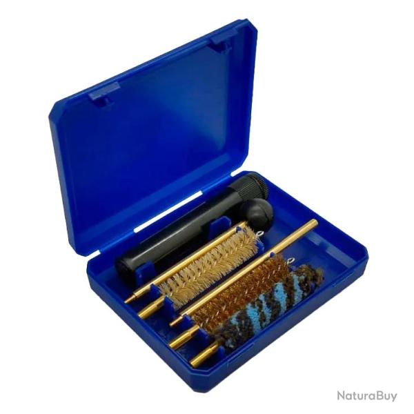 Kit de Nettoyage Bleu Arme de Poing Laiton Cal 22 Megaline