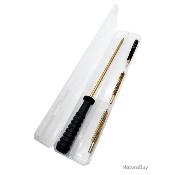 Kit de Nettoyage Transparent pour Arme de Poing Laiton Calibre 22 Megaline