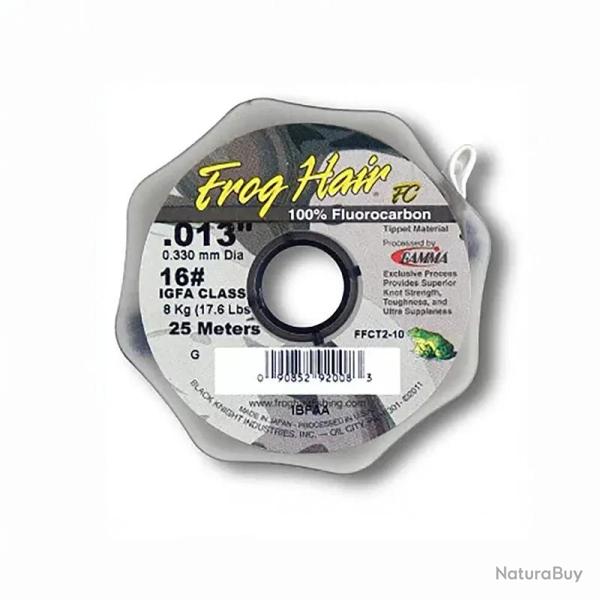 Fil fluorocarbone FROG HAIR 25m 3lb