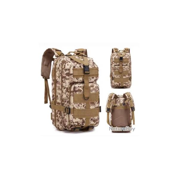 Sac � dos tactique 20-25L Desert - Nylon 1000D