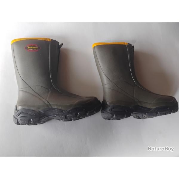 bottes de chasse Lacrosse made in USA taille 9