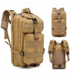 Sac &agrave; dos tactique 20-25L Tan - Nylon 1000D