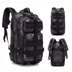 Sac &agrave; dos tactique 20-25L Black Python - Nylon 1000D