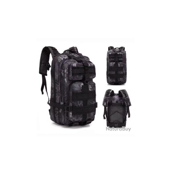 Sac � dos tactique 20-25L Black Python - Nylon 1000D