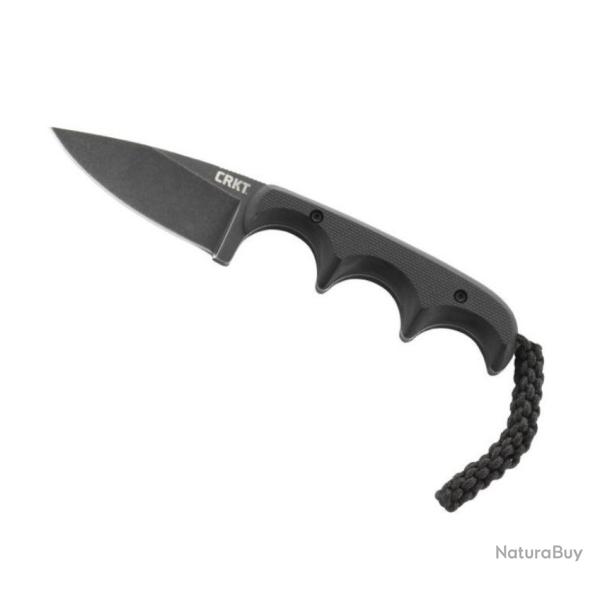 Couteau CRKT Minimalist drop point noir
