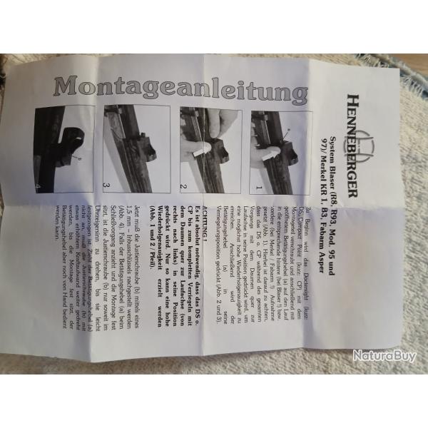 Montage Henneberger pour docter sur blaser