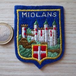 &eacute;cusson vintage Ch&acirc;teau Miolans Savoie insigne