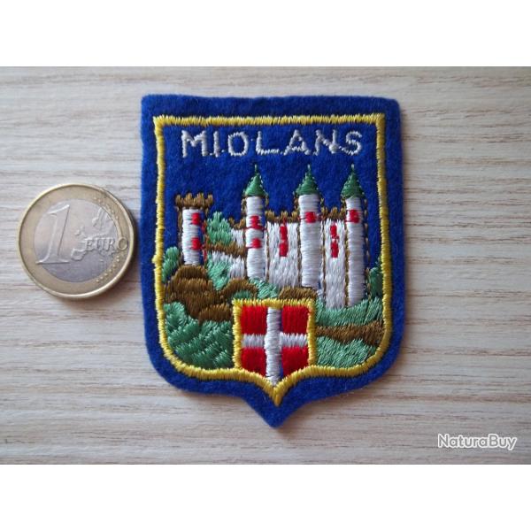 �cusson vintage Ch�teau Miolans Savoie insigne